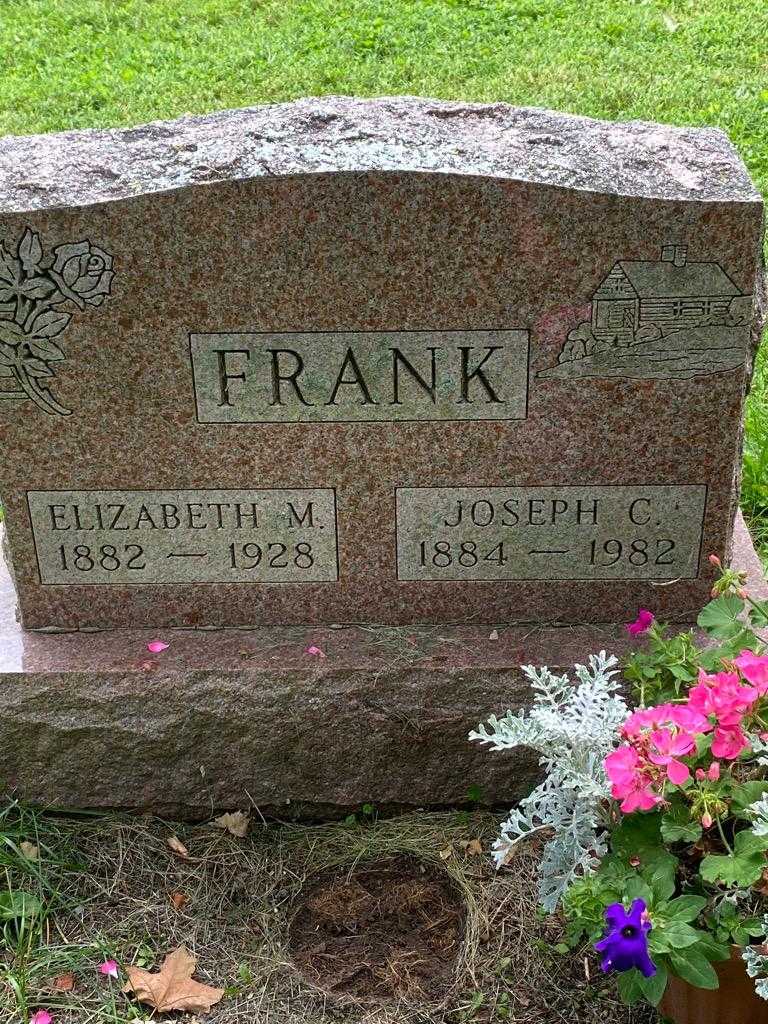 Elizabeth M. Frank's grave. Photo 3