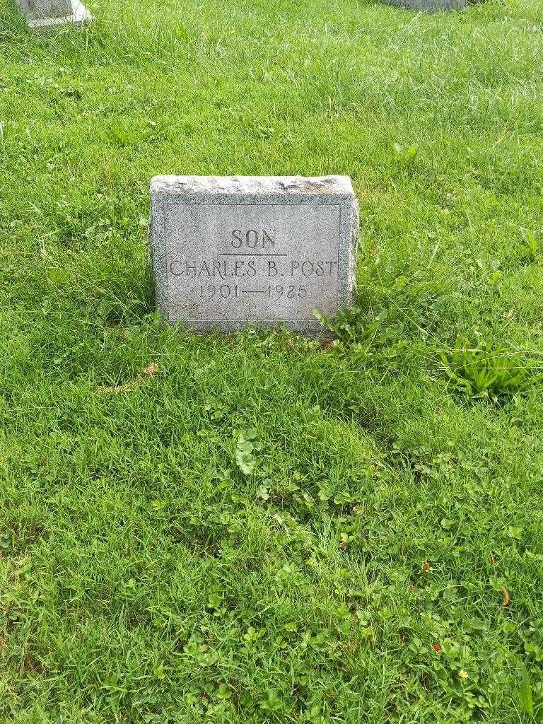 Charles B. Post's grave. Photo 2