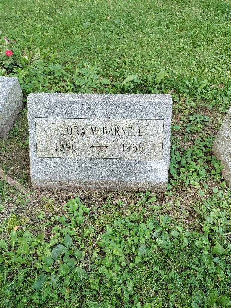 Flora M. Barnell's grave. Photo 2