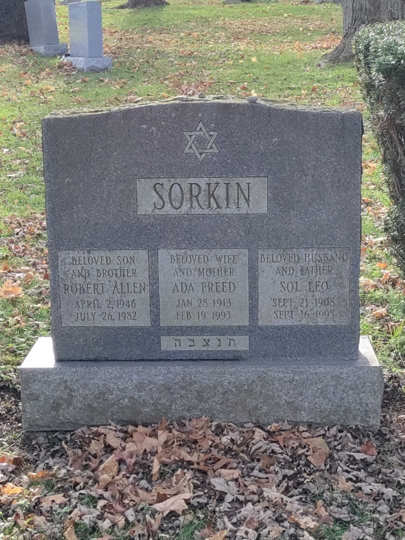 Robert Allen Sorkin's grave. Photo 3