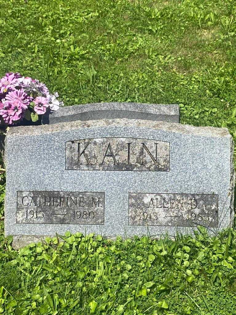 Catherine M. Kain's grave. Photo 3