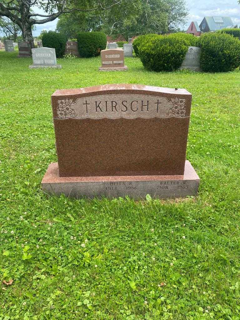 Walter W. Kirsch's grave. Photo 2