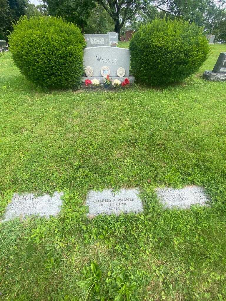 Charles A. Warner's grave. Photo 2