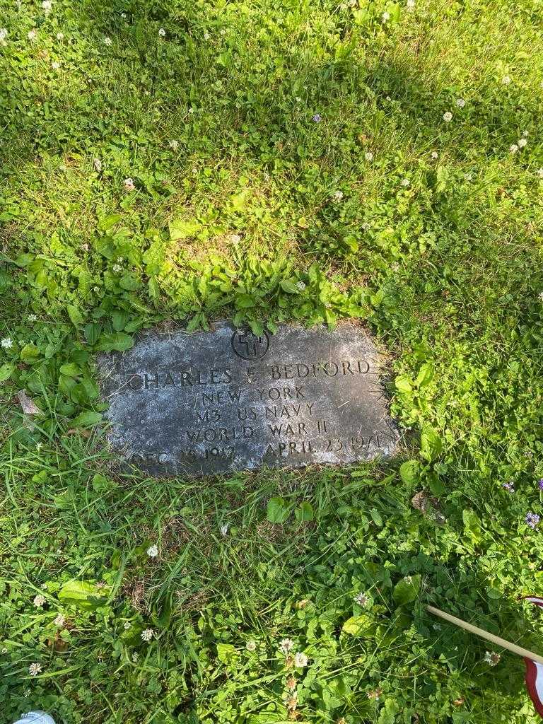 Charles E. Bedford's grave. Photo 2