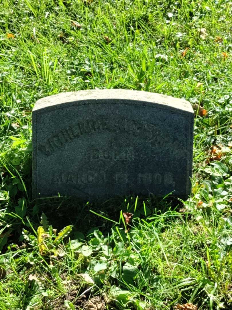 Catherine Ackerman's grave. Photo 3