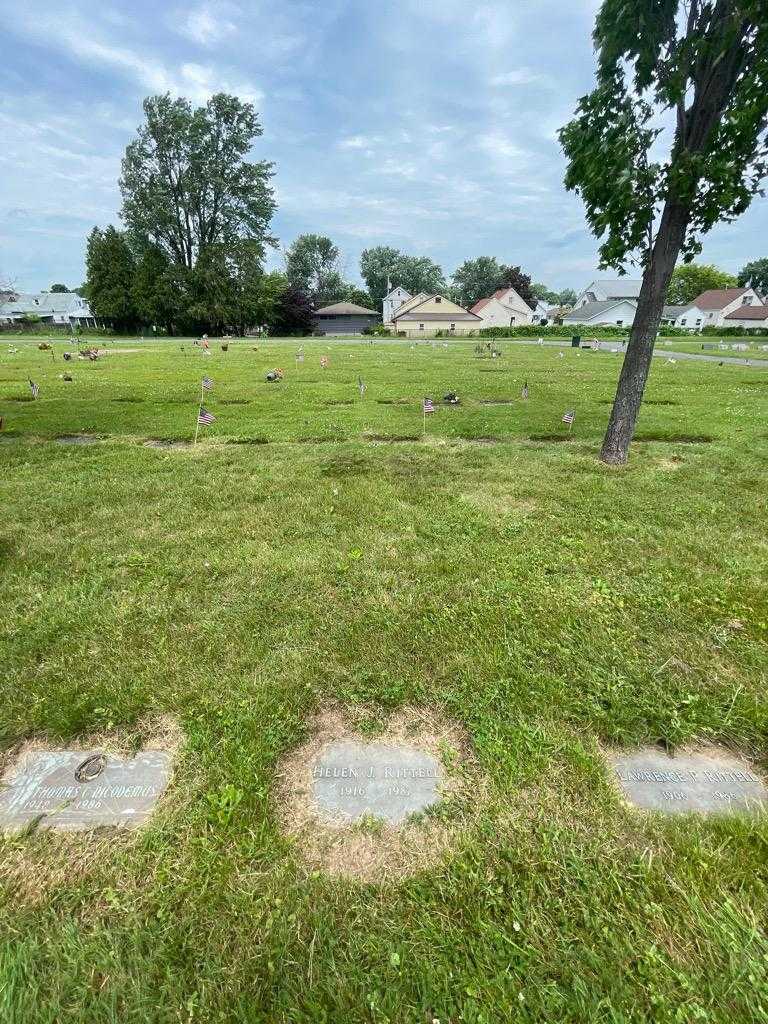 Helen J. Rittell's grave. Photo 1