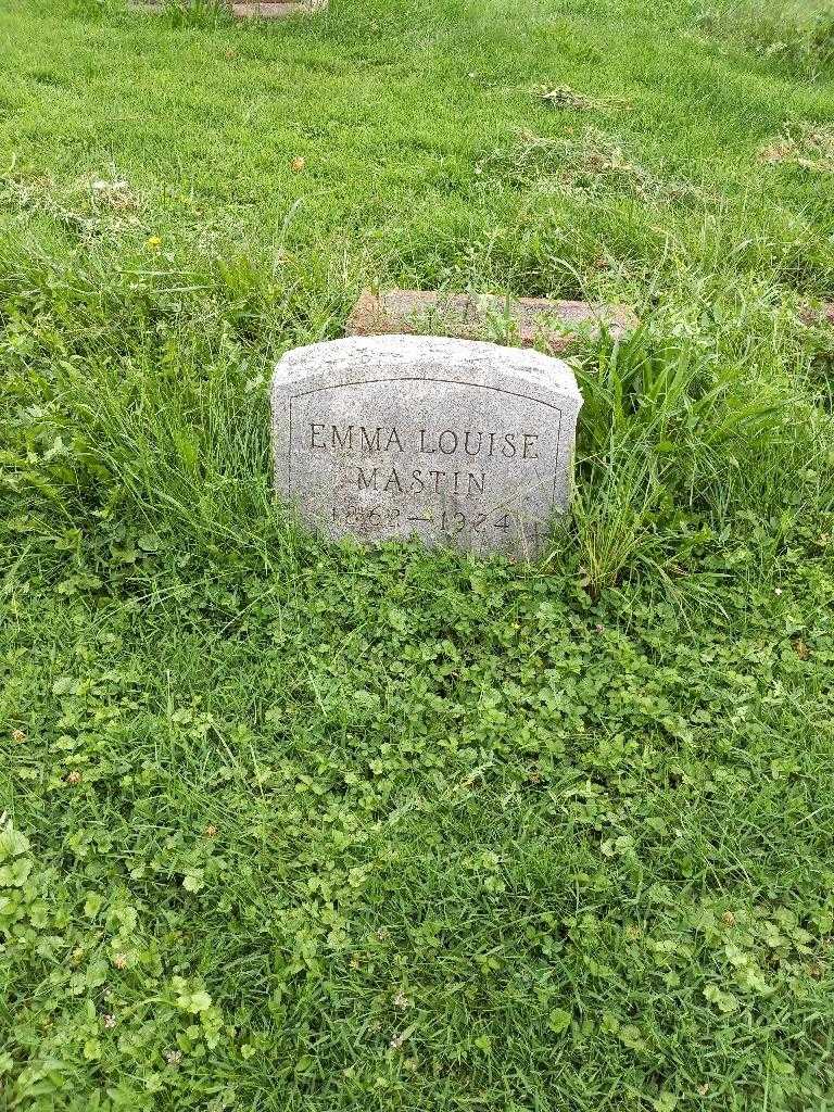 Emma Louise Mastin's grave. Photo 2