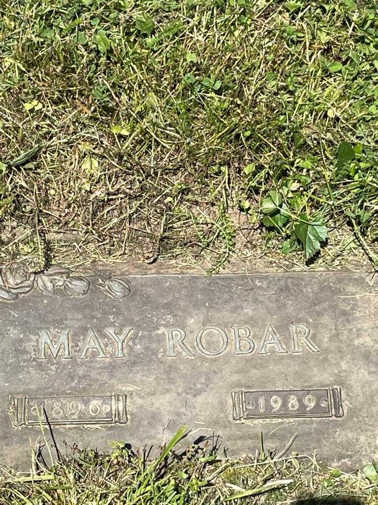May Robar's grave. Photo 2