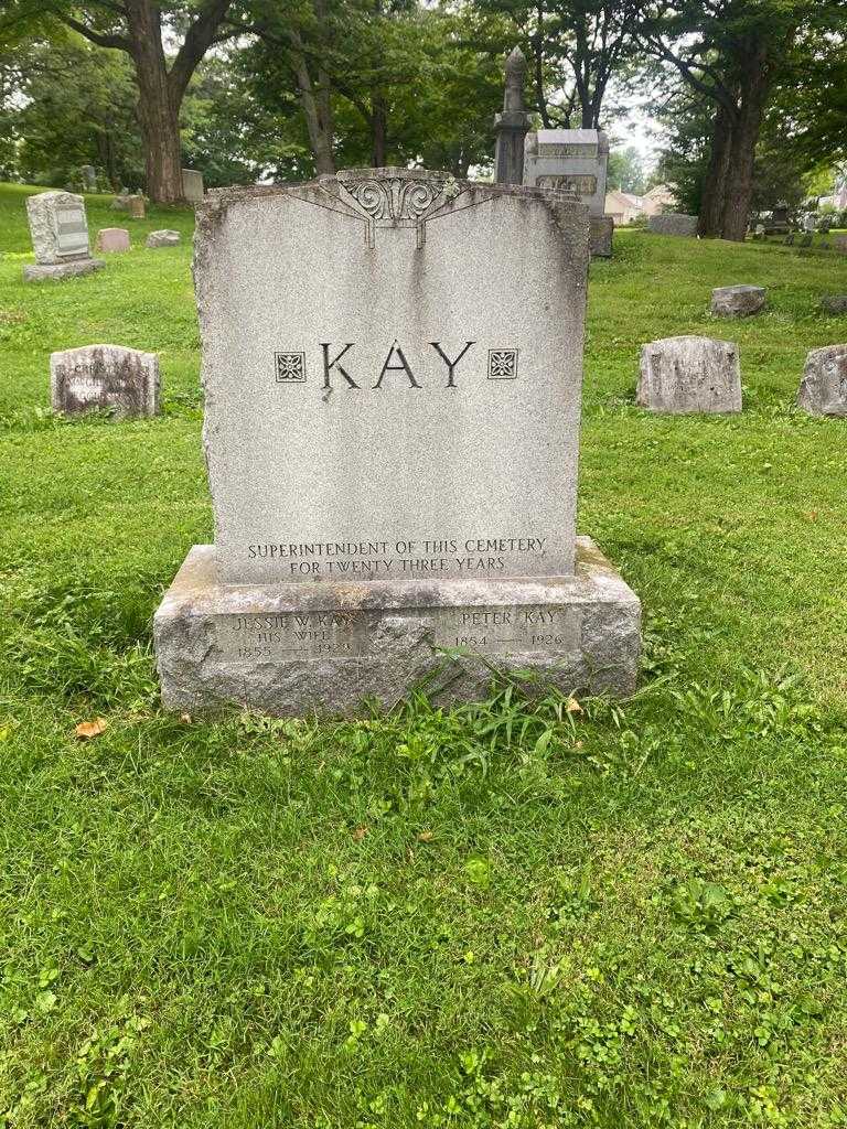 Jessie Wilson Kay's grave. Photo 2