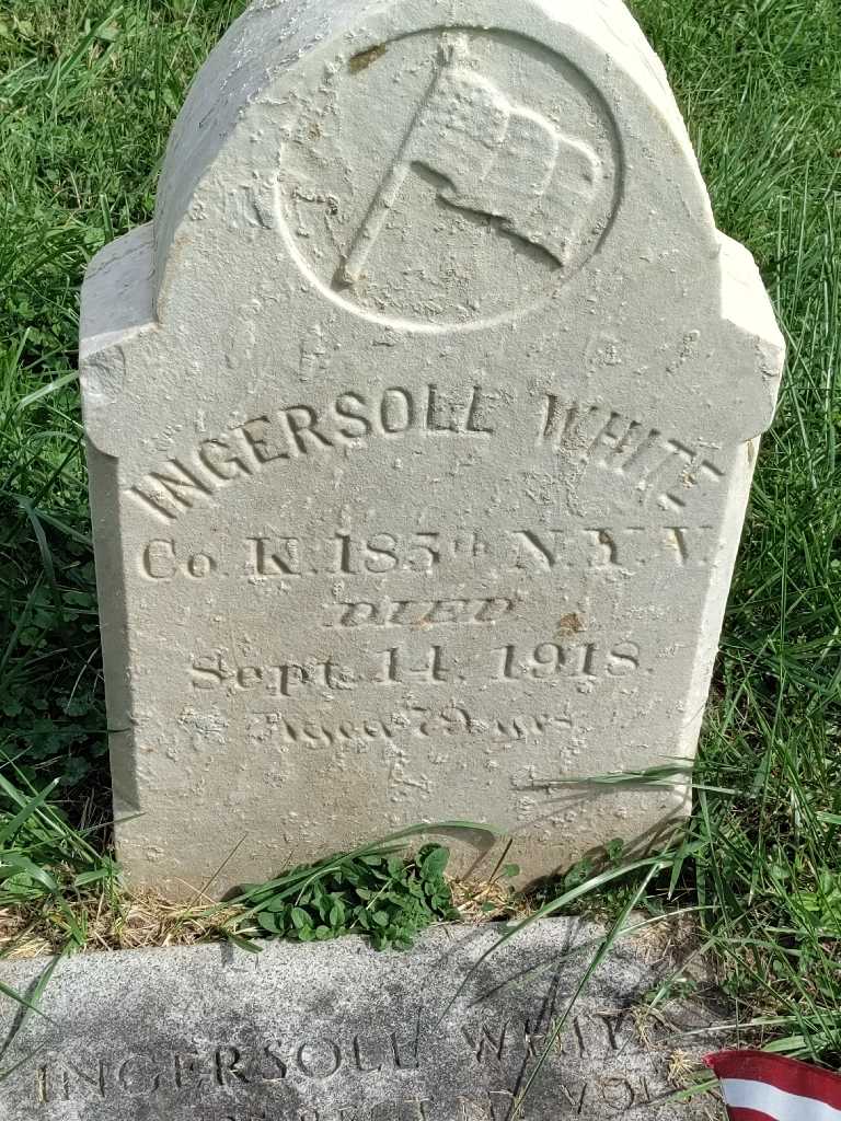 Ingersoll White's grave. Photo 3