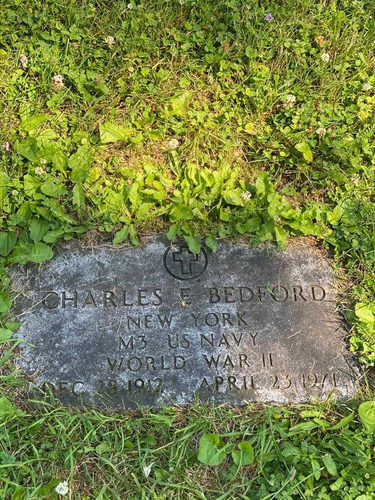 Charles E. Bedford's grave. Photo 3