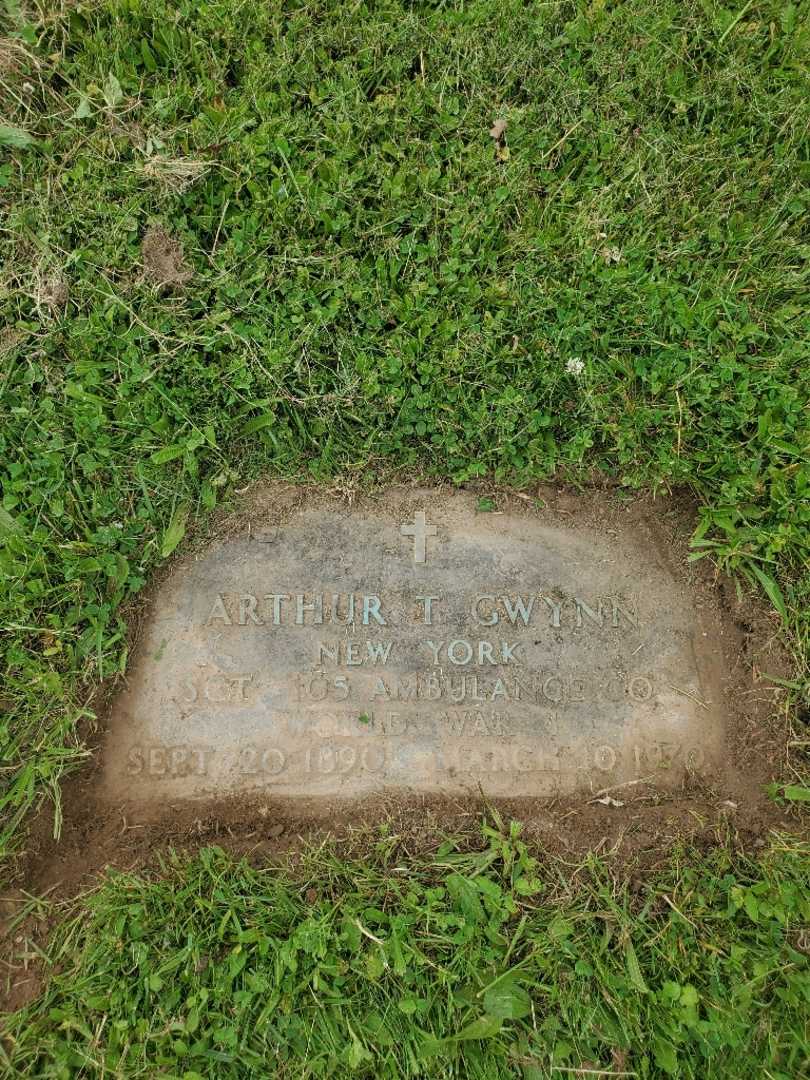 Sergeant Arthur T. Gwynn's grave. Photo 3