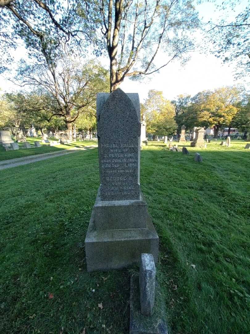 Phoebe Kaiser King's grave. Photo 1