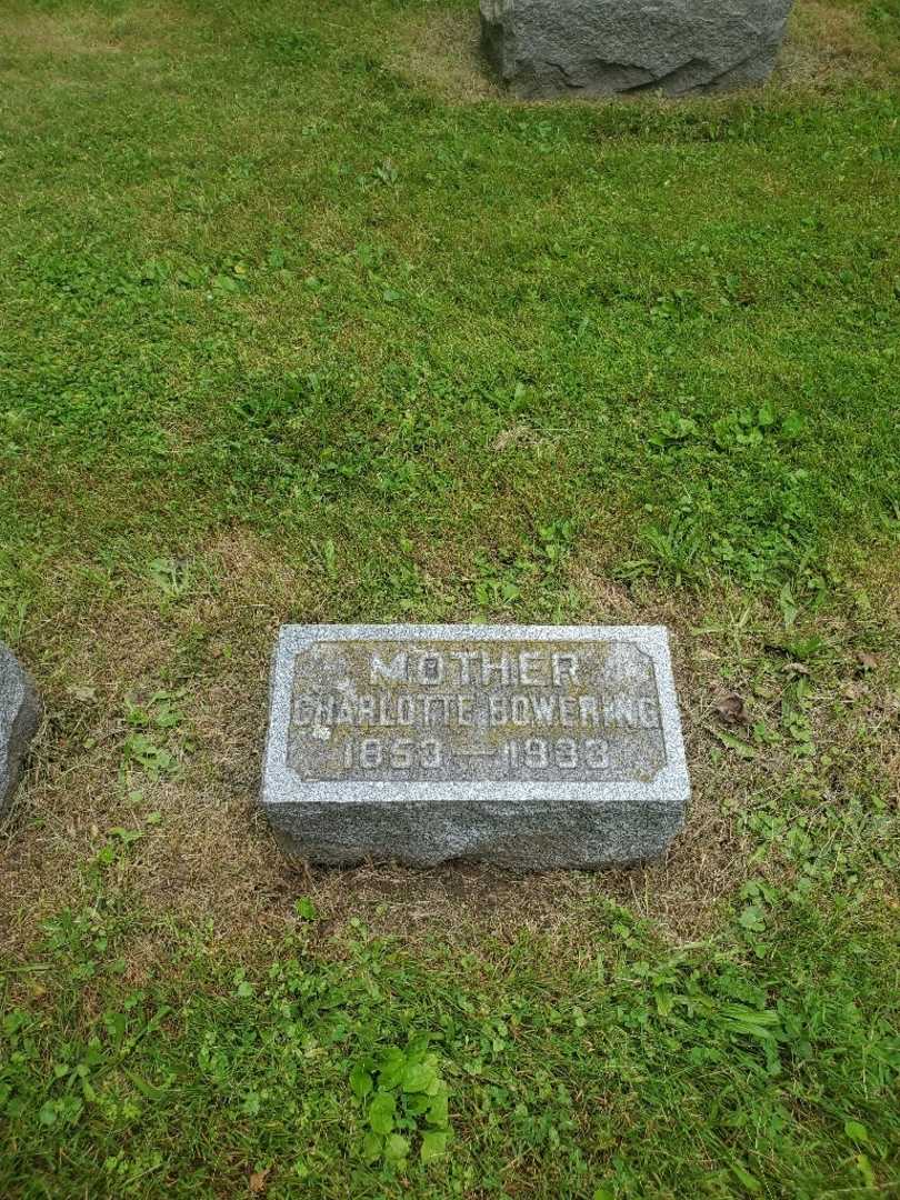 Charlotte Bowering's grave. Photo 2