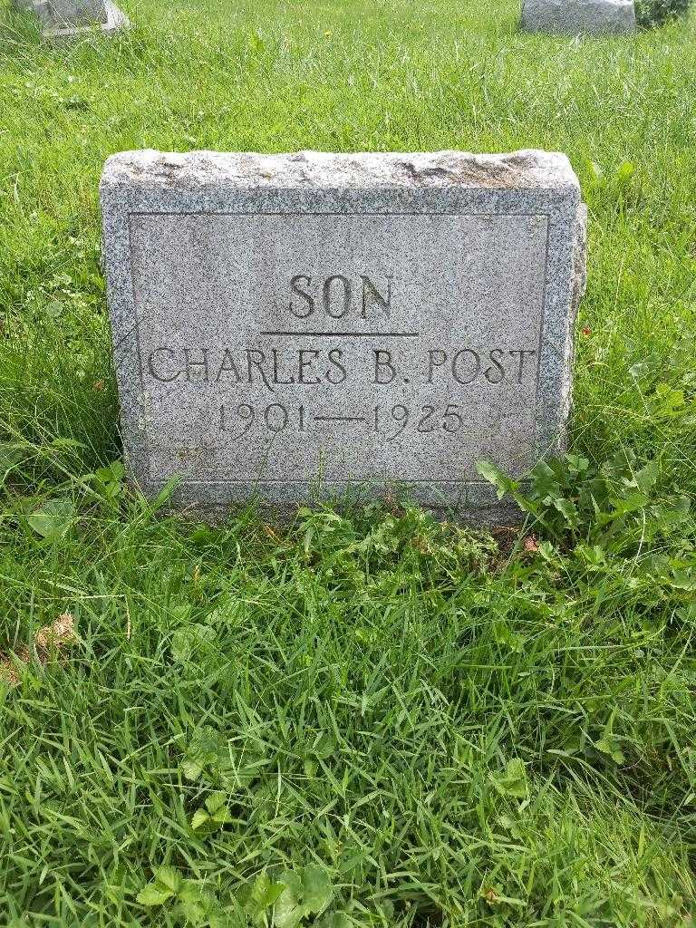 Charles B. Post's grave. Photo 3