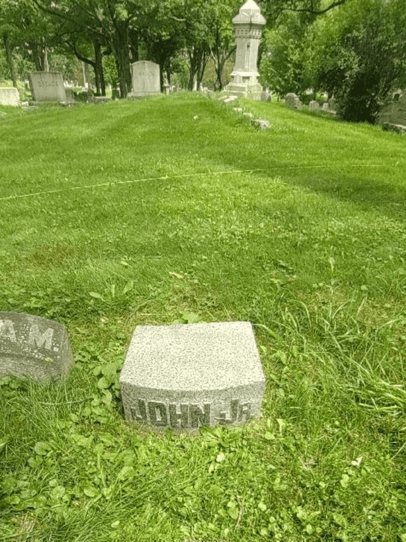 John Greenway Junior's grave. Photo 3