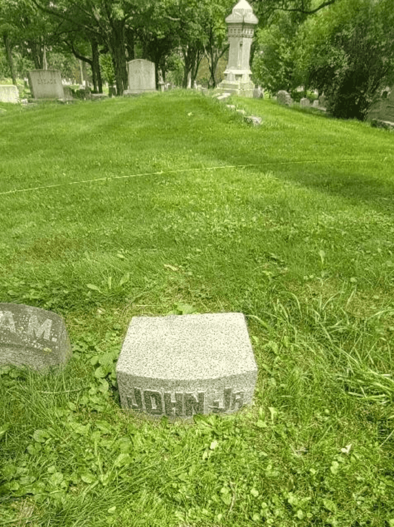 John Greenway Junior's grave. Photo 4