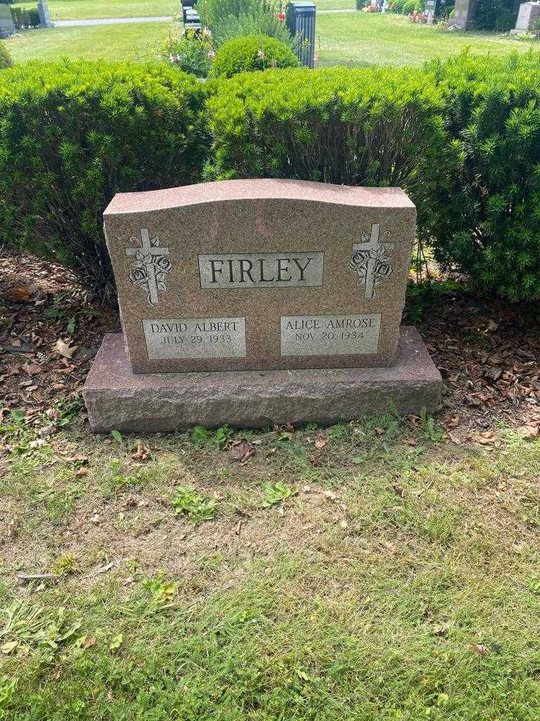 David Albert Firley's grave. Photo 2