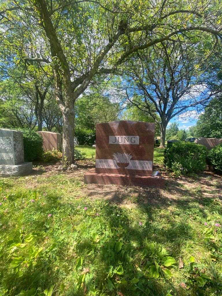 Mary C. Jung's grave. Photo 1