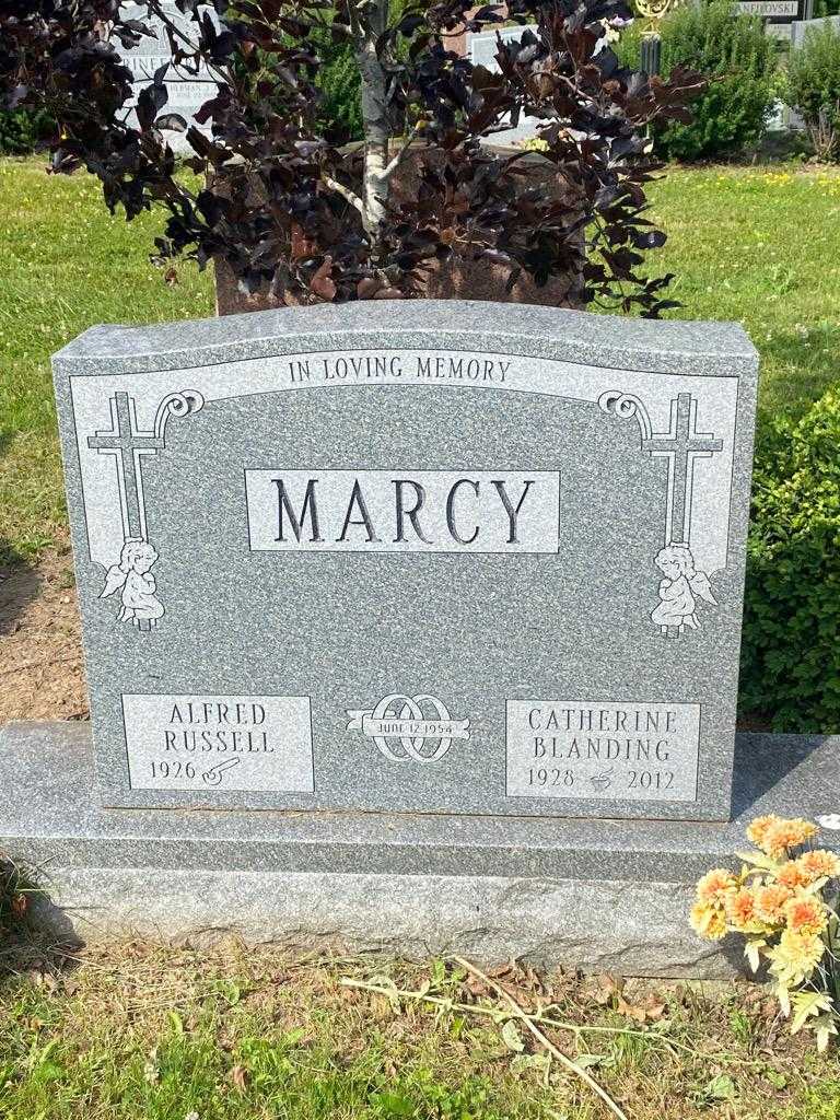 Catherine Marcy Blanding's grave. Photo 1