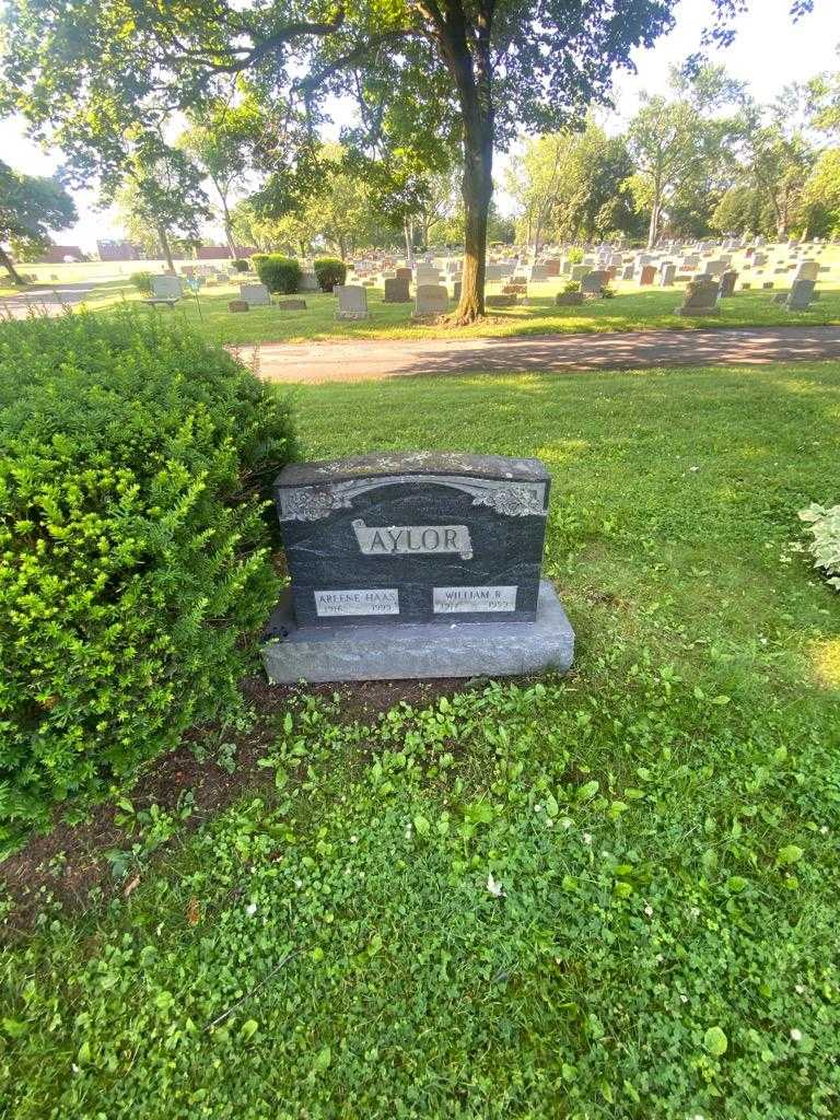 Arlene Aylor Haas's grave. Photo 1