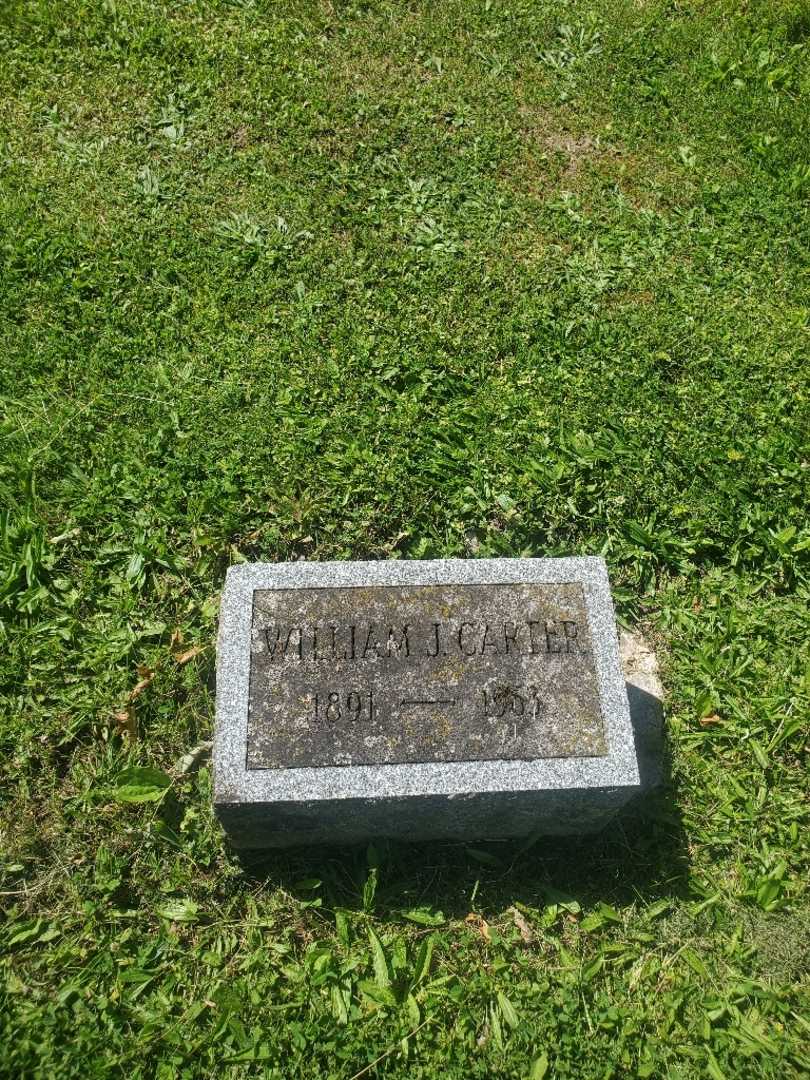 William J. Carter's grave. Photo 3