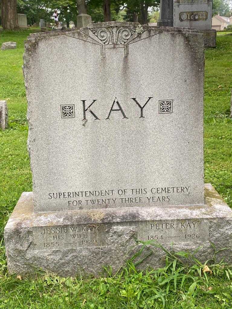 Jessie Wilson Kay's grave. Photo 3