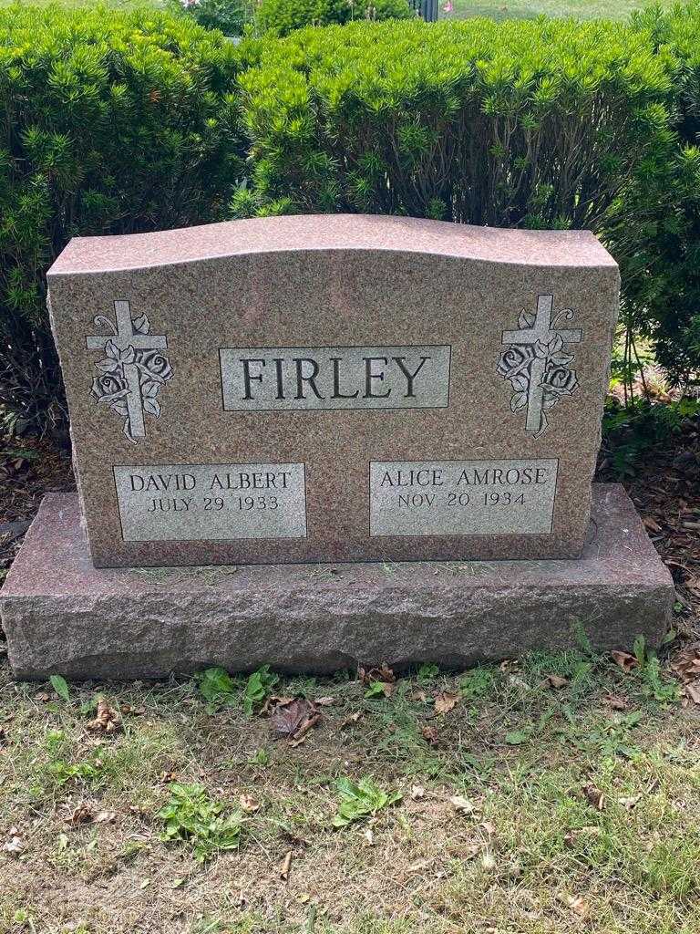 David Albert Firley's grave. Photo 3