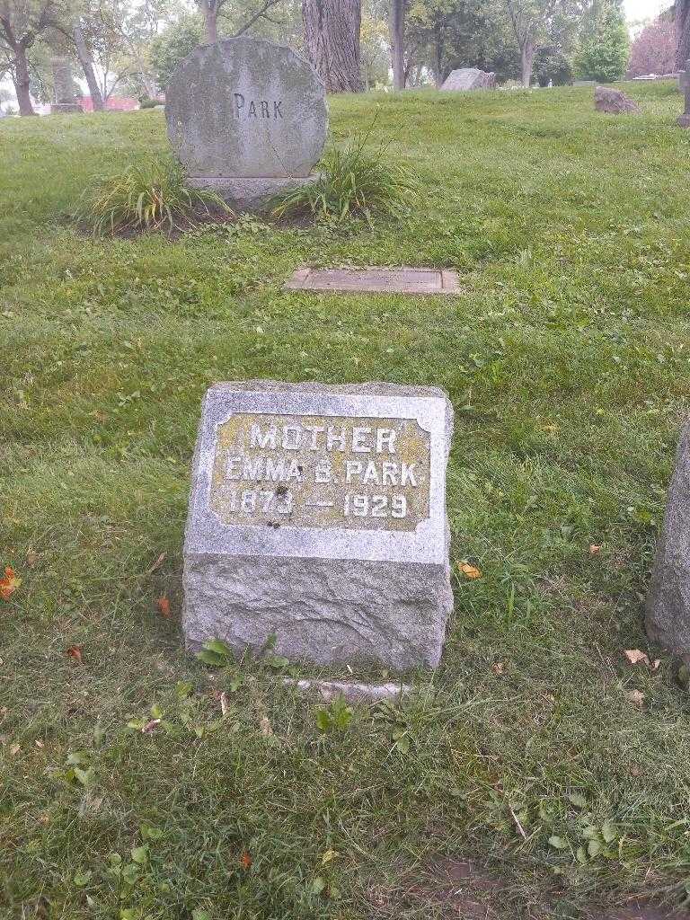 Emma B. Park's grave. Photo 2