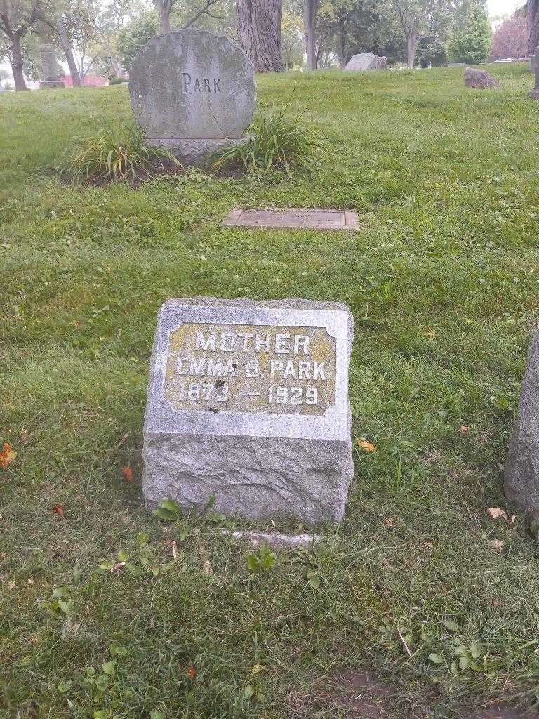 Emma B. Park's grave. Photo 1