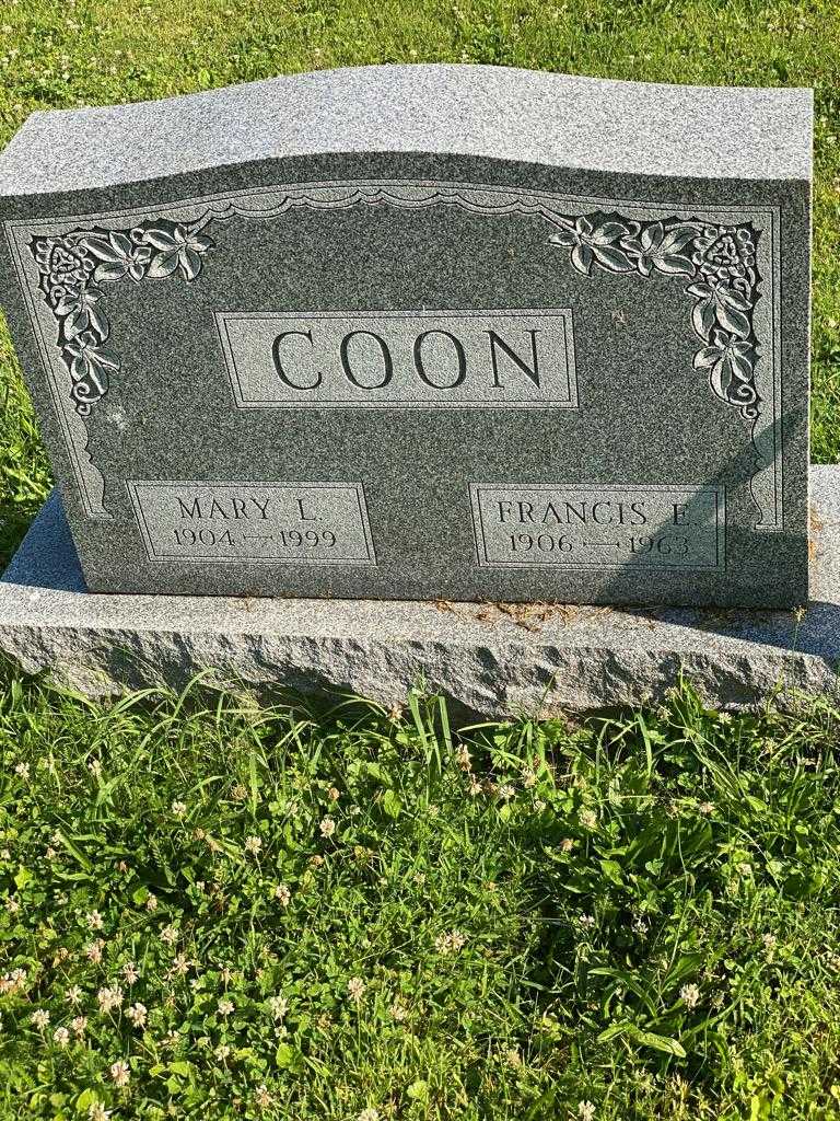 Mary L. Coon's grave. Photo 3