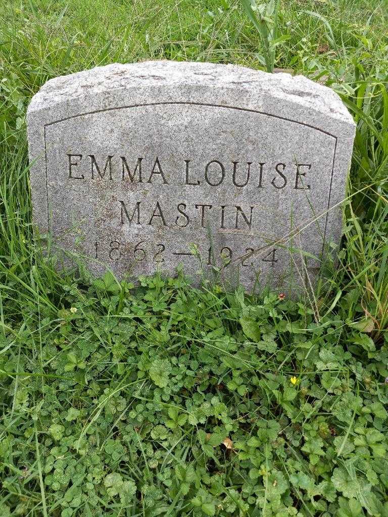 Emma Louise Mastin's grave. Photo 3