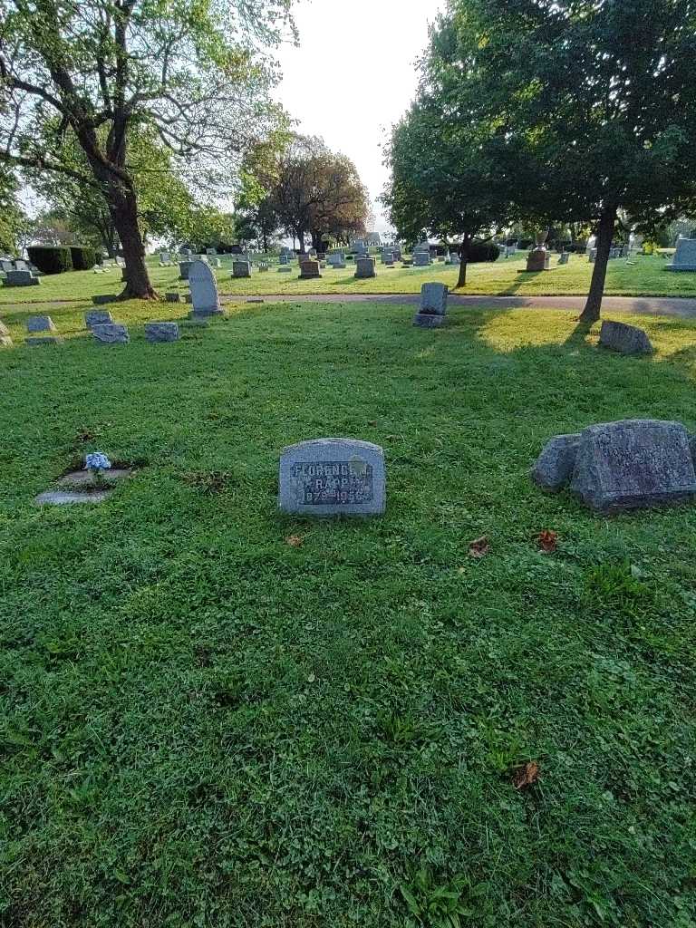 Florence M. Rapp's grave. Photo 1
