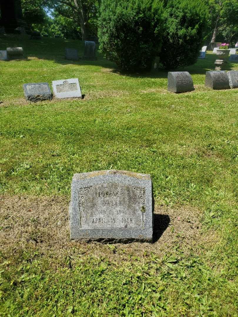 Florence I. Dwyer's grave. Photo 1