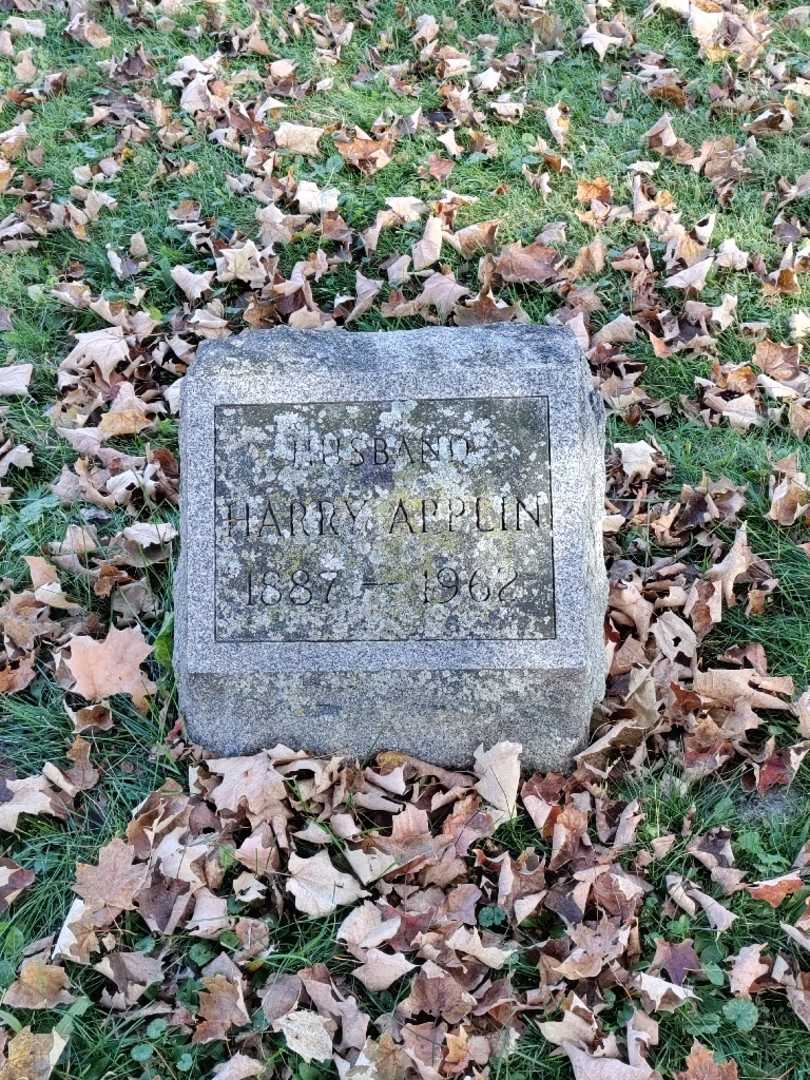 Harry Applin's grave. Photo 2