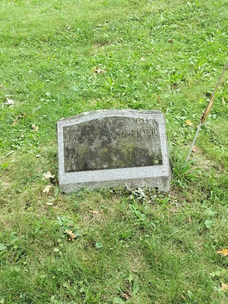 Jacob D. Schneider's grave. Photo 2