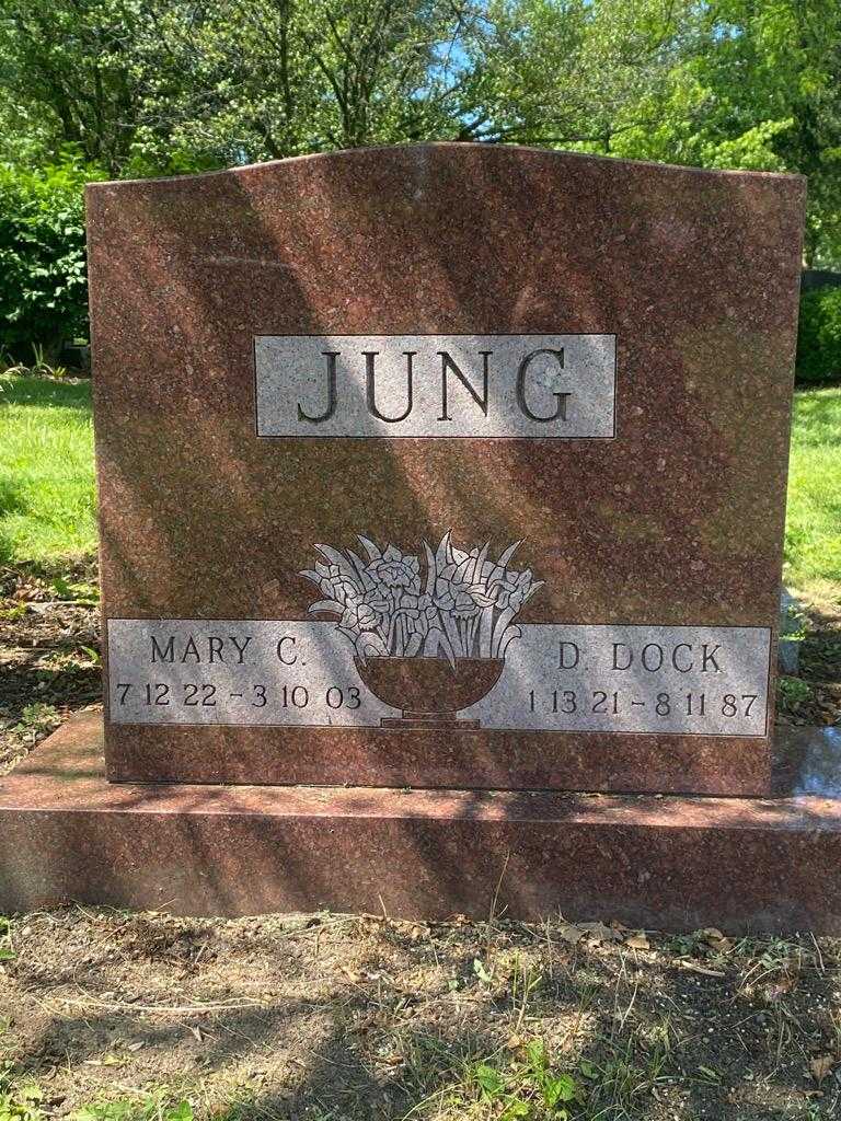 Mary C. Jung's grave. Photo 3