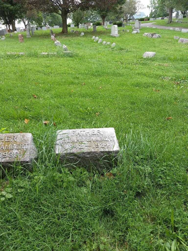 Thomas Lambert's grave. Photo 1