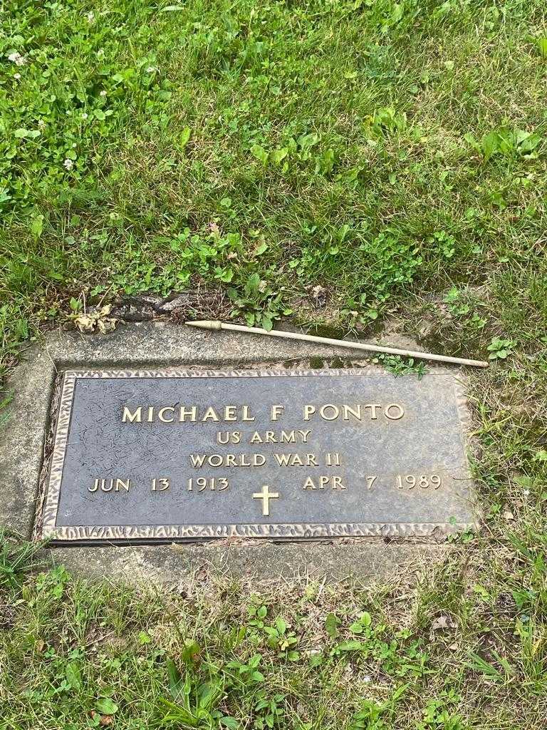 Michael Ponto's grave. Photo 4