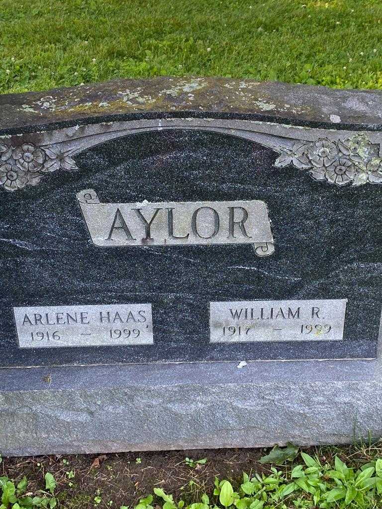 Arlene Aylor Haas's grave. Photo 3