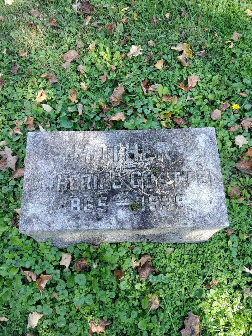 Katherine Goettel's grave. Photo 3