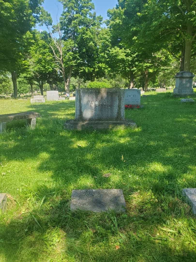 Julia Woese Haberle's grave. Photo 1