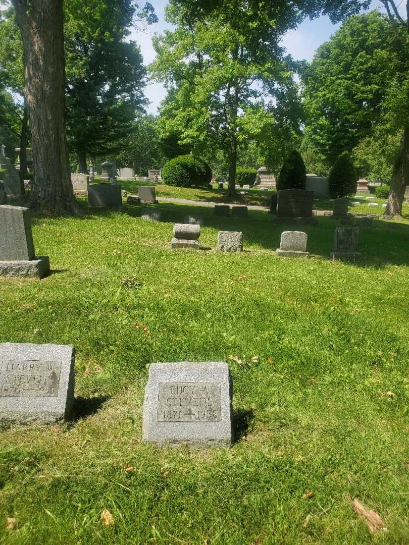 Lucy A. Stevens's grave. Photo 1