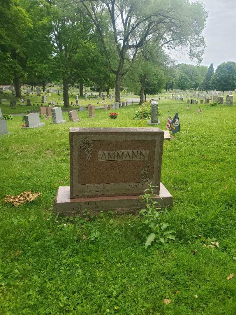 Alois E. Ammann's grave. Photo 3