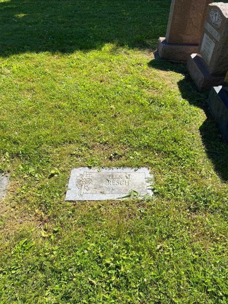 Ellen M. Resch's grave. Photo 2