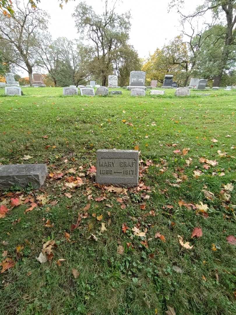 Mary Graf's grave. Photo 1