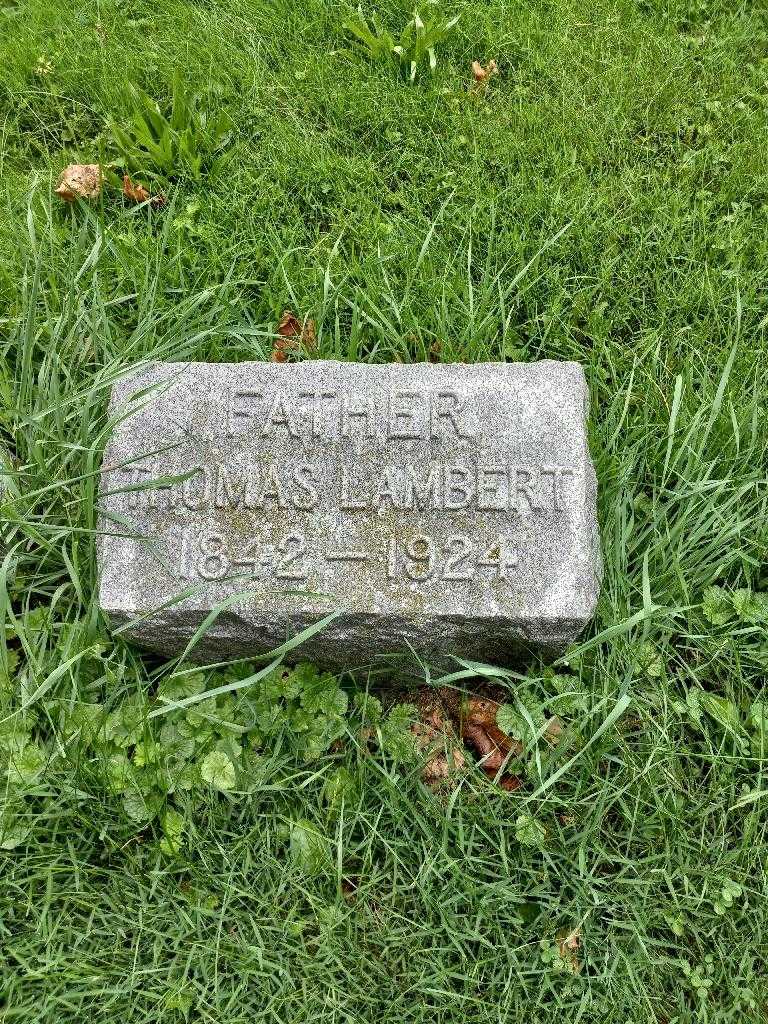 Thomas Lambert's grave. Photo 2