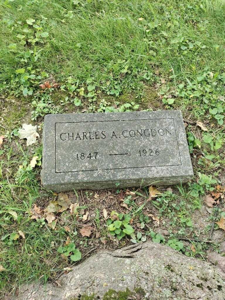 Charles Albert Congdon's grave. Photo 2