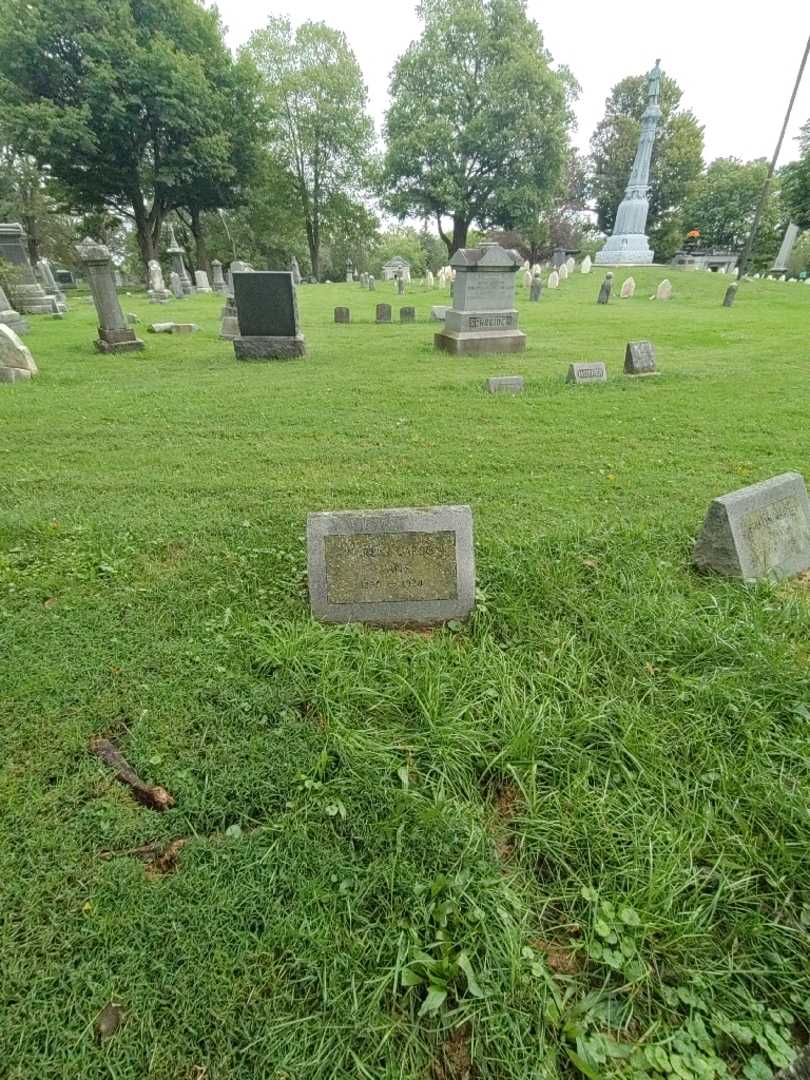 Charles Carson Evans's grave. Photo 1