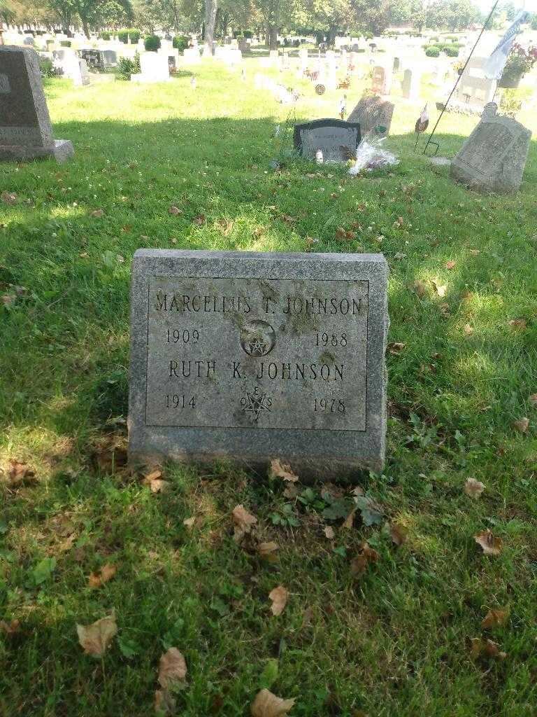 Marcellus T. Johnson's grave. Photo 2